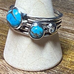 Silver and Turquoise Ring